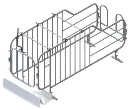 Customizable Sow Farrowing Crate Sow Cages