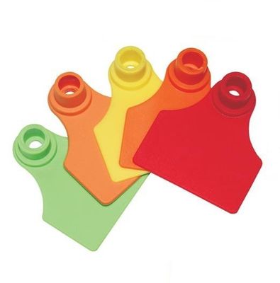 Odor Free Non Toxic Livestock ID Tags Pig Ear Tags 75*6mm 110*75m