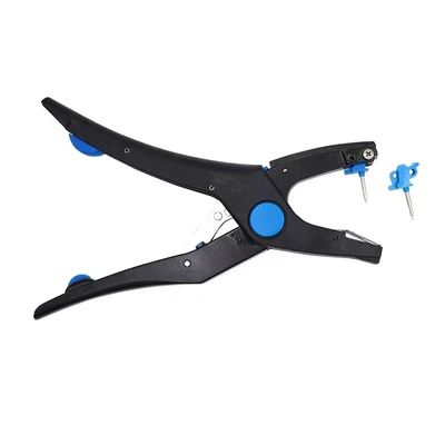 Black Automatic Rebound Sheep Ear Tag Pliers Metal Anti Slip