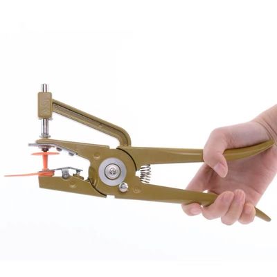 Aluminum Alloy Livestock ID Tags Plier Fixing Animal Tags Hydraulic Plier
