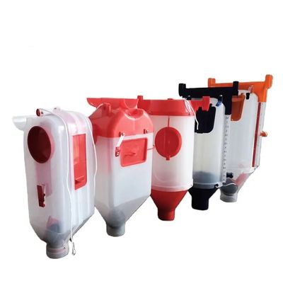 Pig Feeding Line Automatic Feed Dispenser 8L Transparent Auto Hog Feeder