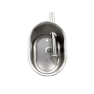 SS304 Oval Shaped Hog Water Bowl Automatic Drinker For Pigs