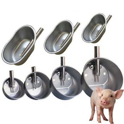 Automatic Piglet Feeding Bowl Round Oval Shape