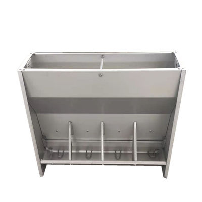 Stainless Steel 304 Livestock Feeding Equipment Swine Nursery Feeders 8 Holes