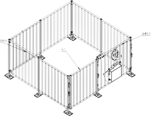 Animal Farming Galvanized Steel Boar Stall SUS 304