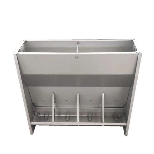 Stainless Steel 304 Livestock Feeding Equipment Swine Nursery Feeders 8 Holes