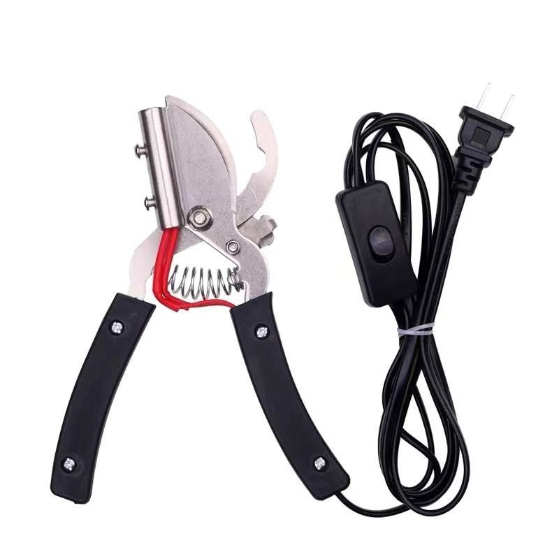 Veterinary Swine Electric Pig Tail Cutter Bloodless Scissor