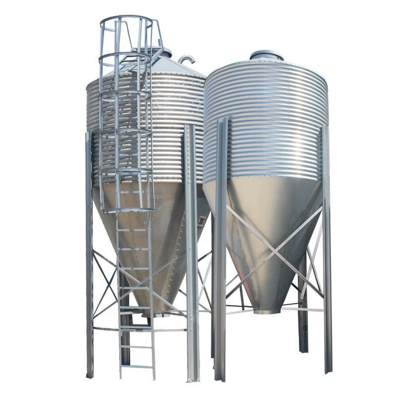 2750mm Diameter Livestock Feeding Equipment Feed Bin For Grain Storage